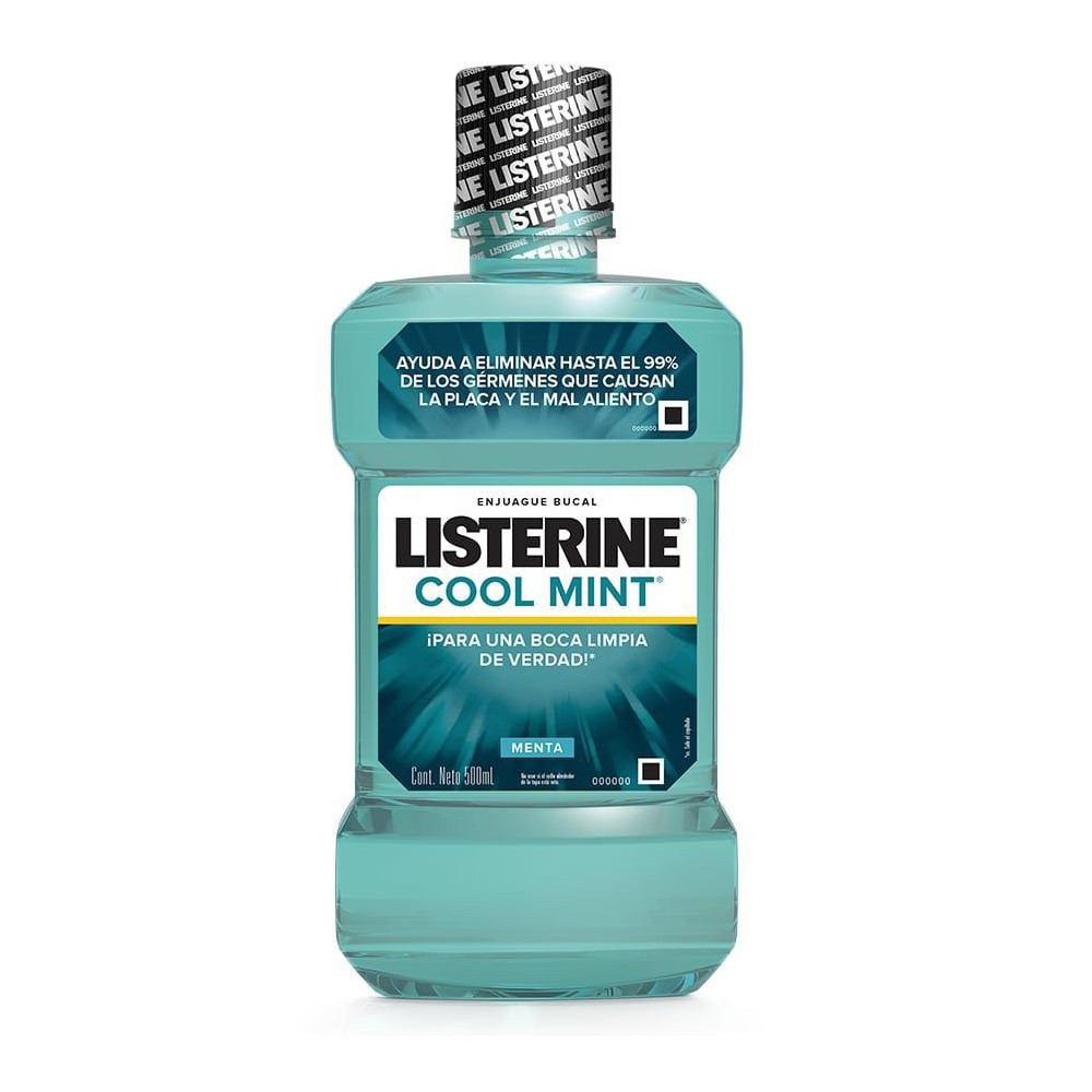 Enjuague Bucal Listerine Cool Mint 500ml Pamelita Distribuidora