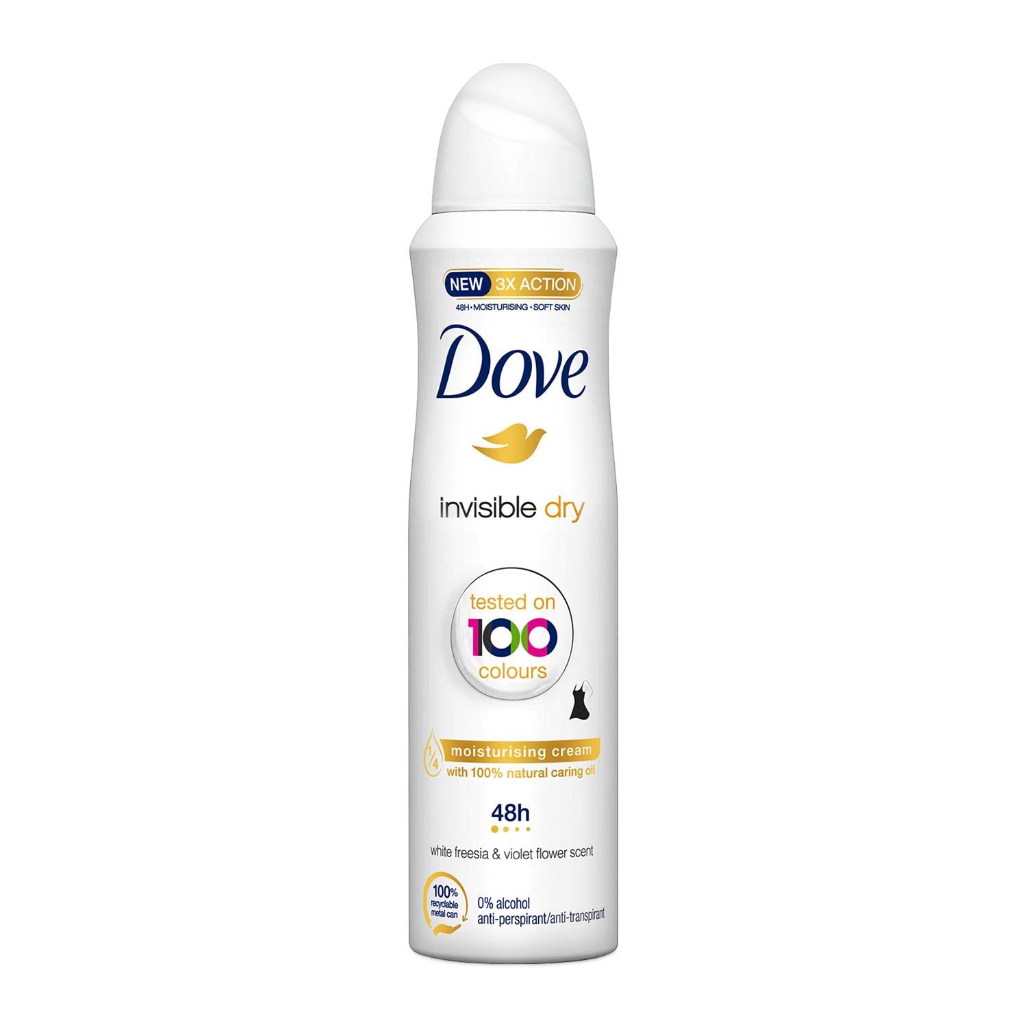 Desodorante Spray Dove Invisible Dry 150ml Pamelita Distribuidora 3893